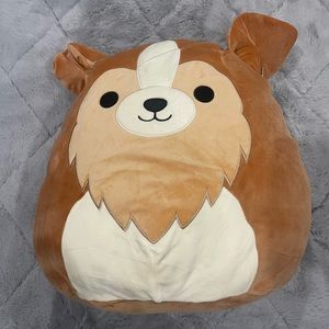 Squishmallows Andres the Sheltie 16" Stuffed Plush